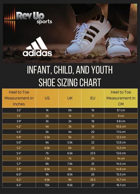 adidas size guide kids